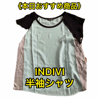 インディヴィ(INDIVI)の《本日おすすめ商品》美品INDIVI半袖シャツ(Tシャツ(半袖/袖なし))
