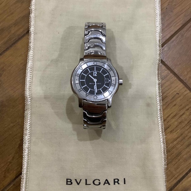 ブルガリ　ソロテンポ　BVLGARI レディース　ブラック