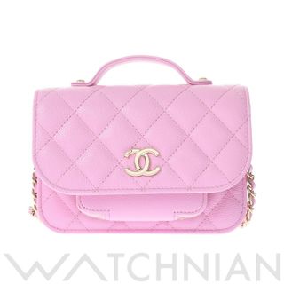 シャネル(CHANEL)の未使用 シャネル CHANEL AP2914 ランダム品番 レディース チェーンウォレット マトラッセ ピンク /ゴールド金具 グレインドカーフスキン(ショルダーバッグ)