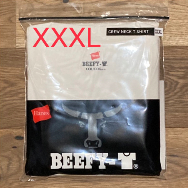 Hanes(ヘインズ)のXXXL ビーフィー クルーネックTシャツ  BEEFY-T H5180L メンズのトップス(Tシャツ/カットソー(半袖/袖なし))の商品写真