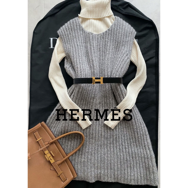 HERMES エルメス カシミヤ ニット ワンピース 幻のマルジェラ期