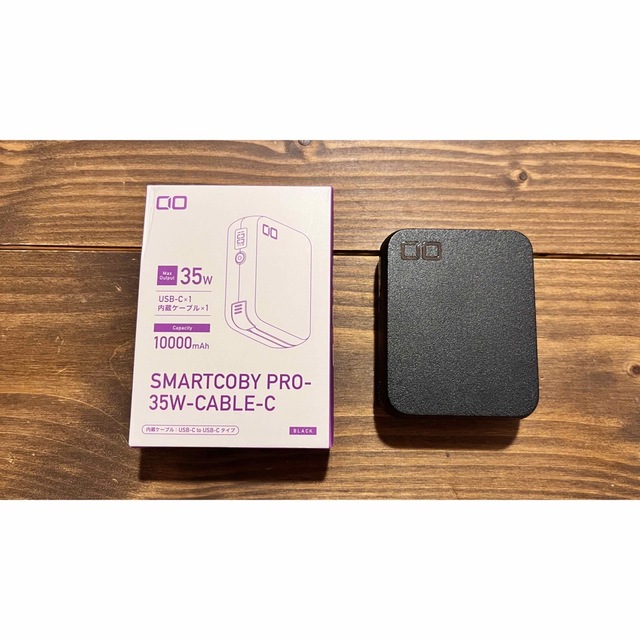 SMARTCOBY PRO-35W-CABLE-C スマホ/家電/カメラのスマートフォン/携帯電話(バッテリー/充電器)の商品写真
