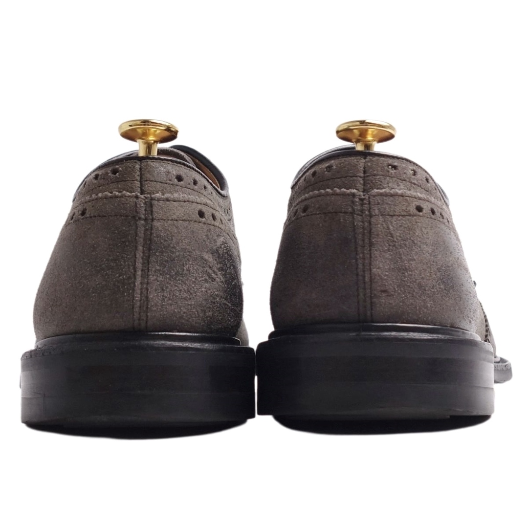 美品 チャーチ Church's レザーシューズ ダービーシューズ COTTERSTOCK コッターストック フルブローグ スウェードレザー 革靴 メンズ 75F(26cm相当) ブラウン メンズの靴/シューズ(ドレス/ビジネス)の商品写真