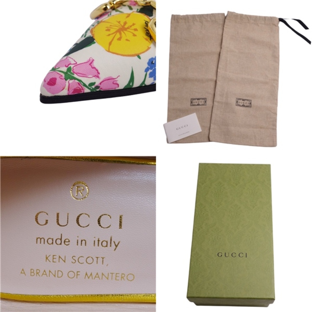GUCCI - 極美品 グッチ GUCCI×KENSCOTT パンプス フラット GUCCI - 極美品 グッチ GUCCI×KENSCOTT パンプス フラット