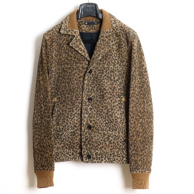 日本製マインデニム 21SS Leopard Suede Leather 4B JKT