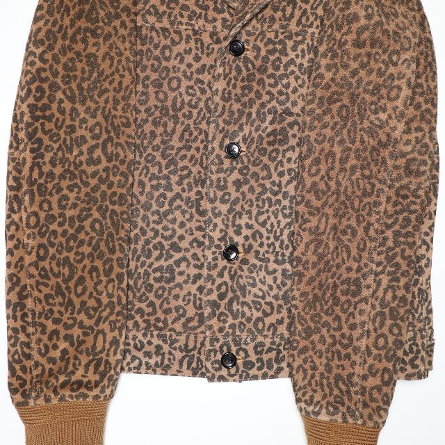 日本製マインデニム 21SS Leopard Suede Leather 4B JKT