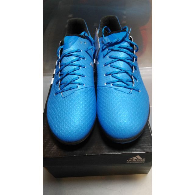 adidas(アディダス)のアディダス　ＭＥＳＳＩ１６．３ＴＦ　サイズ：26.5cm　未着用・購入時箱付き スポーツ/アウトドアのサッカー/フットサル(シューズ)の商品写真