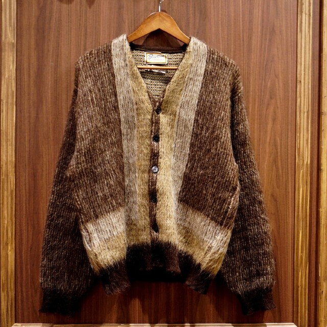 60s Vintage Brentwood Mohair Cardigan 美品