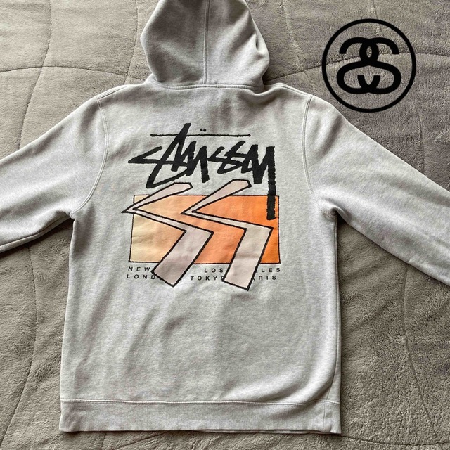 即完売モデル】 STUSSY ステューシー パーカーデカロゴ 希少カラー