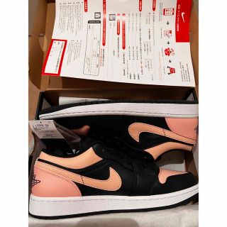 NIKE ナイキ AIR JORDAN 1 LOW CRIMSON TINT(スニーカー)