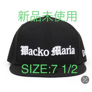 ワコマリア(WACKO MARIA)のWACKOMARIA  NEW ERA  59FIFTY CAP BLACK 黒(キャップ)