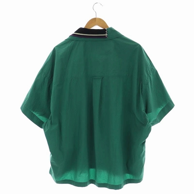 カラー kolor 半袖シャツ ナイロン 1 緑 黒 紫 グレー