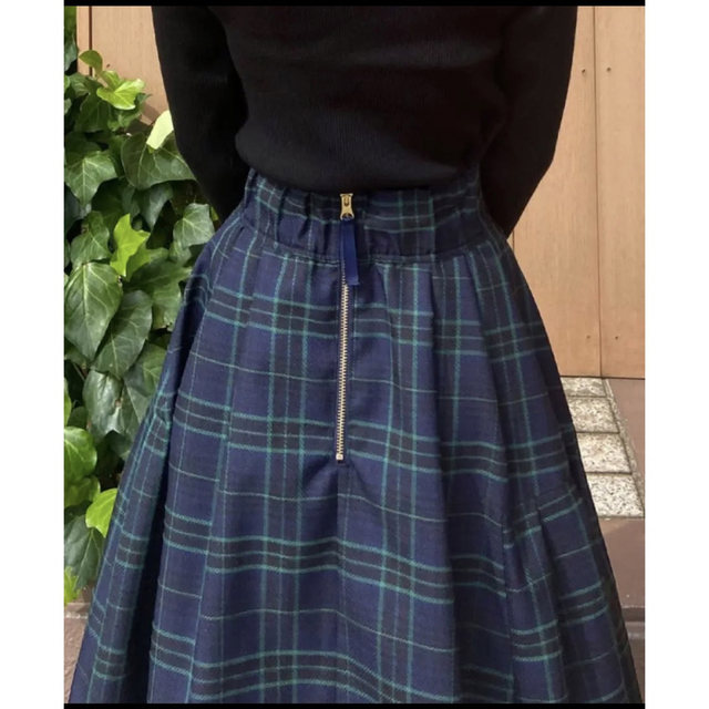 ZARA(ザラ)の★JENNE★ジェンヌ　タータンチェック　タックフレアスカート レディースのスカート(ロングスカート)の商品写真