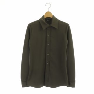 アーペーセー(A.P.C)のアーペーセー スナップボタン シャツ ジャケット 長袖 ストレッチ S グレー(その他)