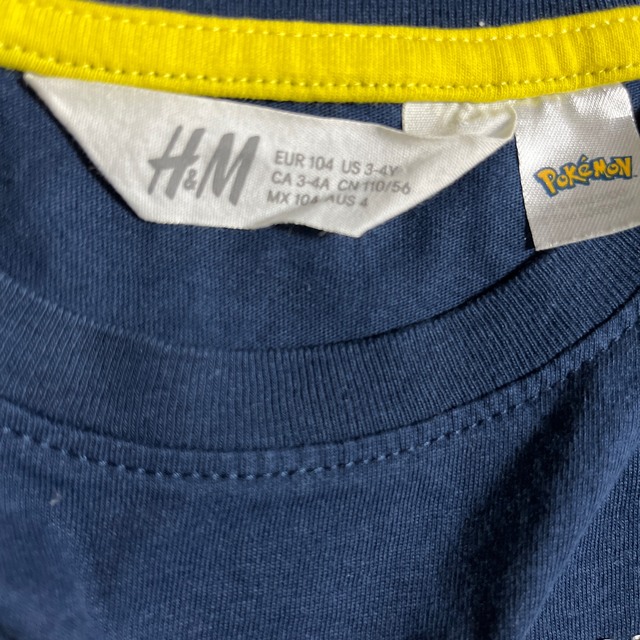 H&H(エイチアンドエイチ)のH&M ポケモン　Tシャツ　 キッズ/ベビー/マタニティのキッズ服男の子用(90cm~)(Tシャツ/カットソー)の商品写真