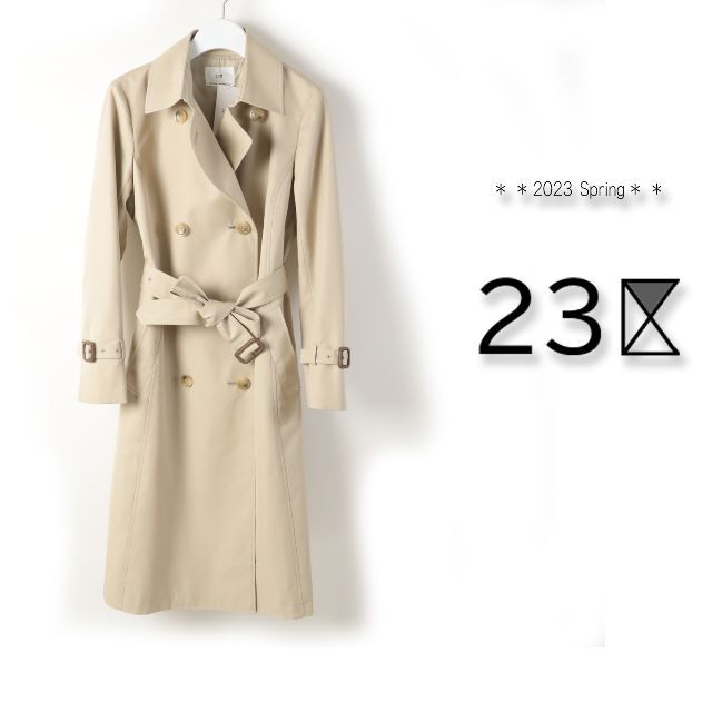 23区 - 649 新品 '23新作 23区 ロングトレンチコート スプリングコート