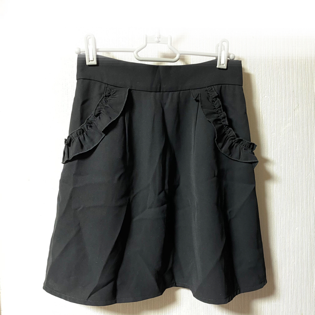 evelyn(エブリン)のAn mille フリル 台形スカート レディースのスカート(ミニスカート)の商品写真