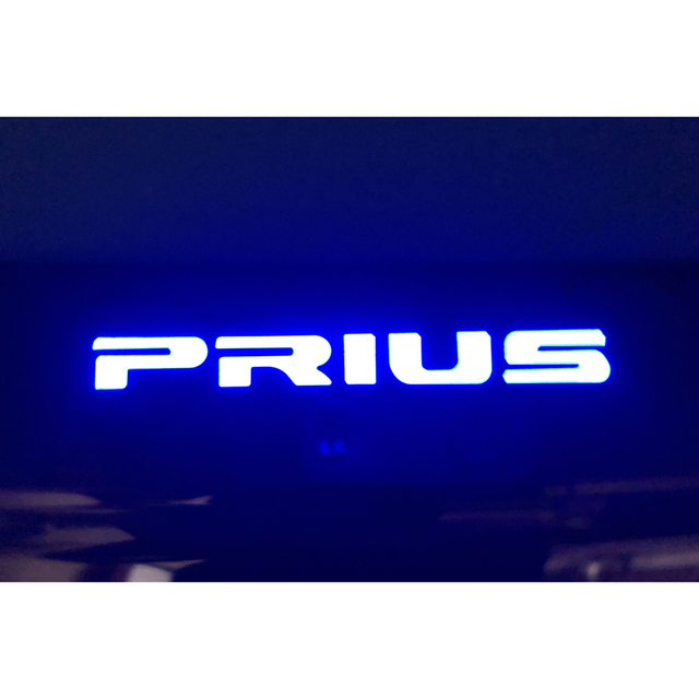 プリウス30系 Prius LEDリアバンパーステップガード【B71a】