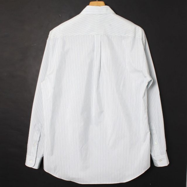 23SS AURALEE FINX POLYESTER STRIPE SHIRT 6