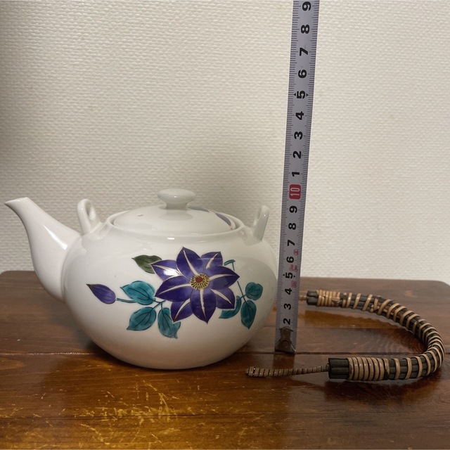 【新品・未使用】美濃焼 五草花 土瓶茶器揃 磁器製 ステンレス茶こし付 日本製 インテリア/住まい/日用品のキッチン/食器(食器)の商品写真