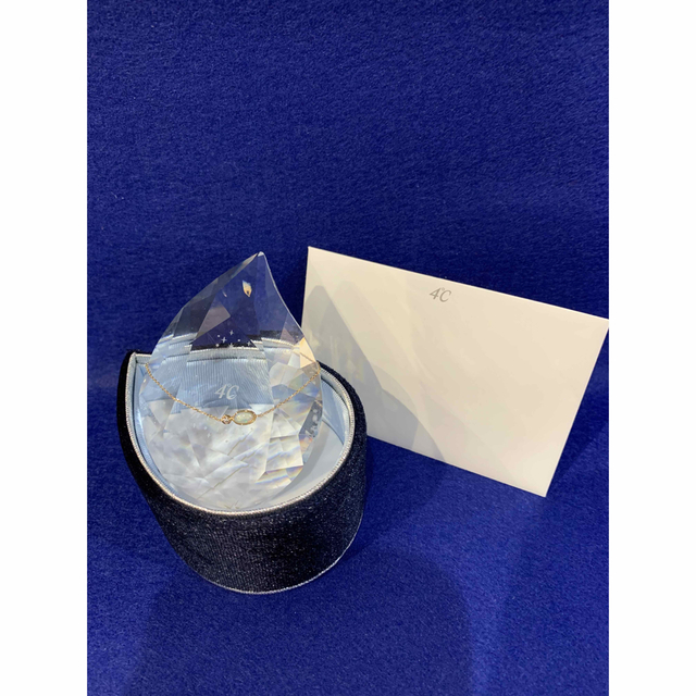 4℃オパール&トパーズブレスレット10k新品