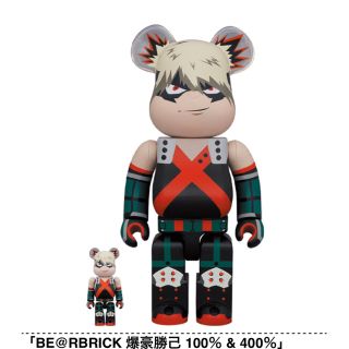 ベアブリック(BE@RBRICK)のBE@RBRICK ベアブリック 僕のヒーローアカデミア 400%&100%(アニメ/ゲーム)