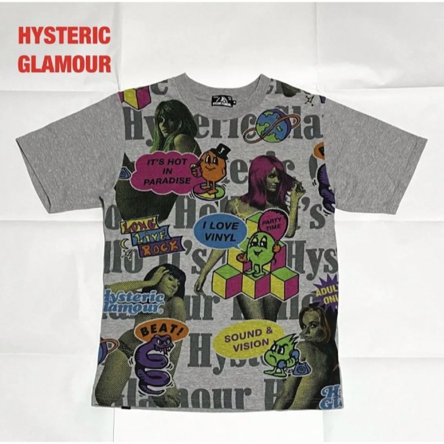 HYSTERIC GLAMOUR ヒステリックグラマー 切替Tシャツ ヒスガール 春早