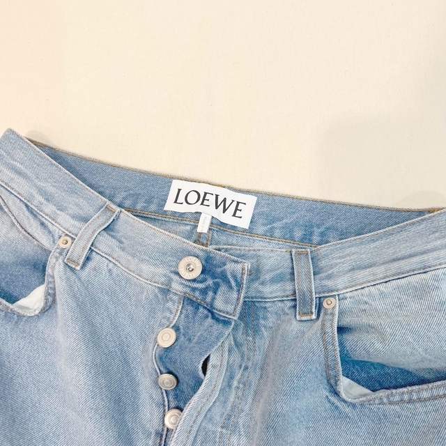 Nissy 西島隆弘 Loewe ロエベ ジーンズ デニム ブリーチ にっしー