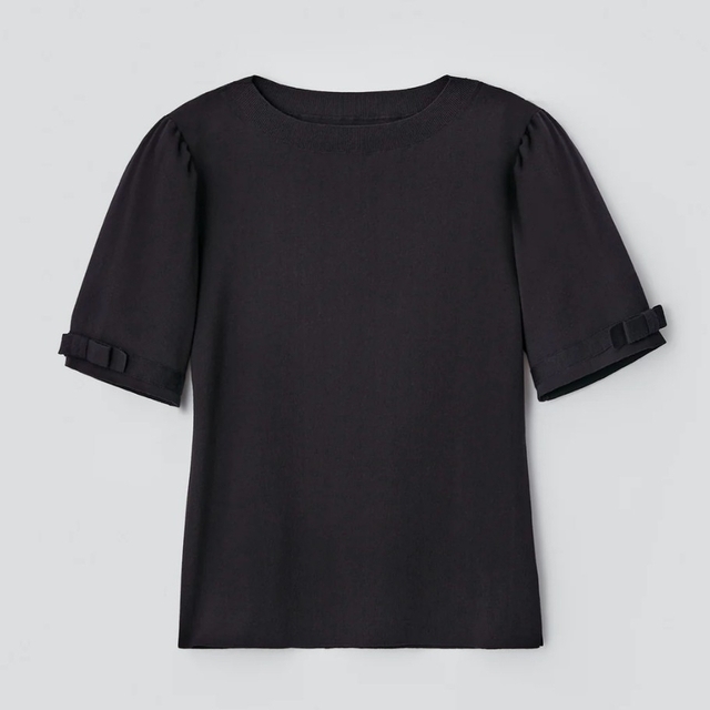 FOXEY(フォクシー)のご専用FOXEY☆"ROCHELLE TOP" ネイビー　38 foxey レディースのトップス(カットソー(半袖/袖なし))の商品写真