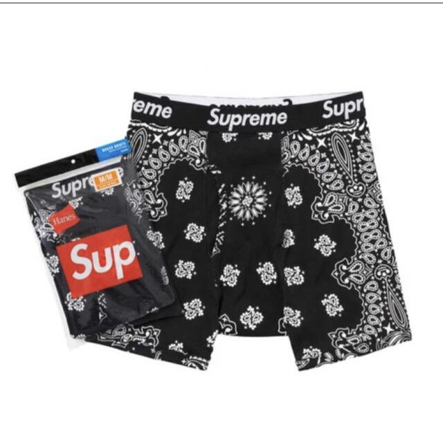 Supreme(シュプリーム)のsupreme hanes Bandana Boxer Briefs バラ売2枚 メンズのアンダーウェア(トランクス)の商品写真