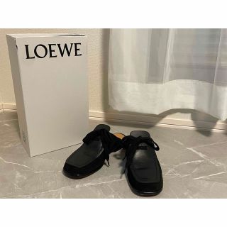 ロエベ(LOEWE)のLOEWE レザー　ローファー　スリッポン　ブラック(スリッポン/モカシン)