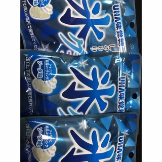 氷グミ　氷ぐみ　3個セット　3袋 UHA味覚糖　ソーダ味(菓子/デザート)