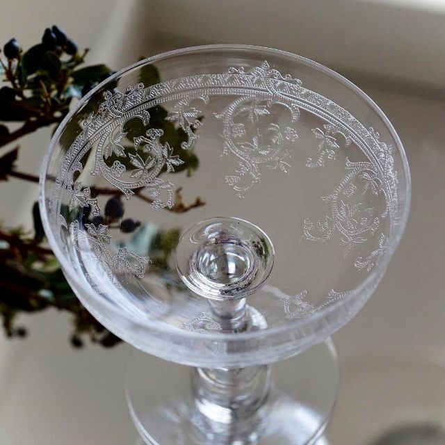 Baccarat - 極希少オールドサンルイSt Louisメス☆シャンパンクープ Baccarat - 極希少オールドサンルイSt Louisメス☆シャンパンクープ