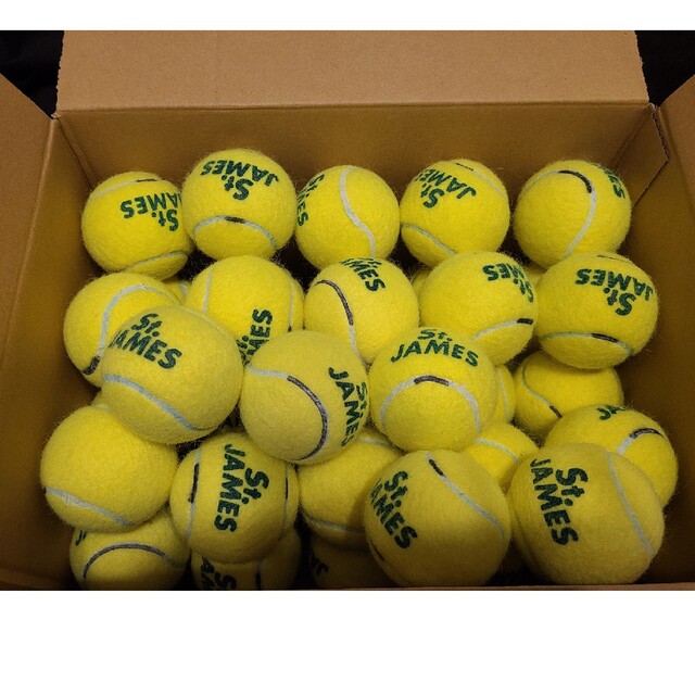 SAINT JAMES(セントジェームス)の中古テニスボール　セントジェームス　50個 スポーツ/アウトドアのテニス(ボール)の商品写真