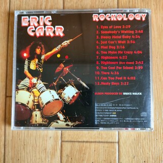 プロモ盤 エリック・カー ロックオロジー Eric Carr Rockology