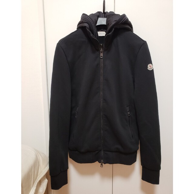 モンクレール MONCLER ジップアップパーカー ブラック M 『4年保証