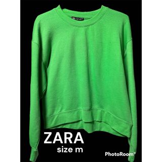 ザラ(ZARA)のZARAトレーナー　M(トレーナー/スウェット)