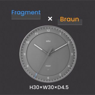 フラグメント(FRAGMENT)のBRAUN×fragment 壁掛け時計(掛時計/柱時計)