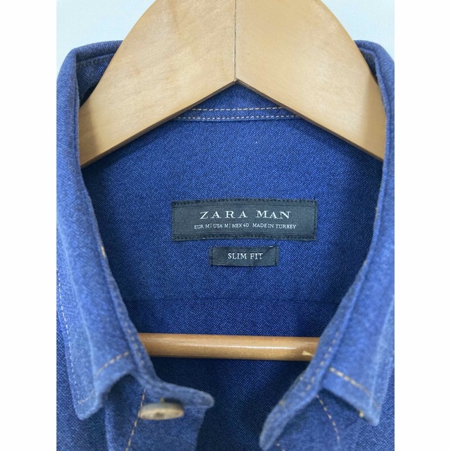 ZARA(ザラ)のZARA  長袖シャツ スリムフィット　メンズ メンズのトップス(シャツ)の商品写真