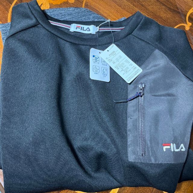 ★FILA ポケット付きトレーナー チュニック風　3L