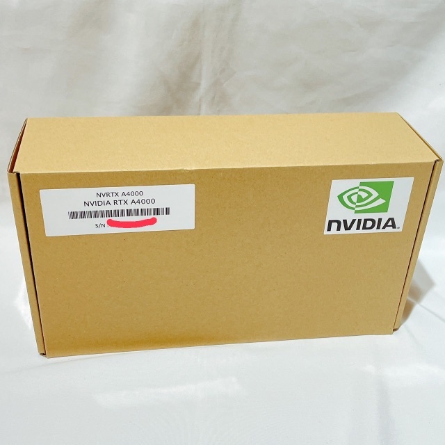 未使用 NVIDIA RTX A4000 40250円 値下げしました= PC/タブレット