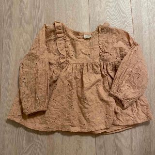 フタフタ(futafuta)のバースデイ　futafuta 花柄刺繍ブラウス　95(ブラウス)