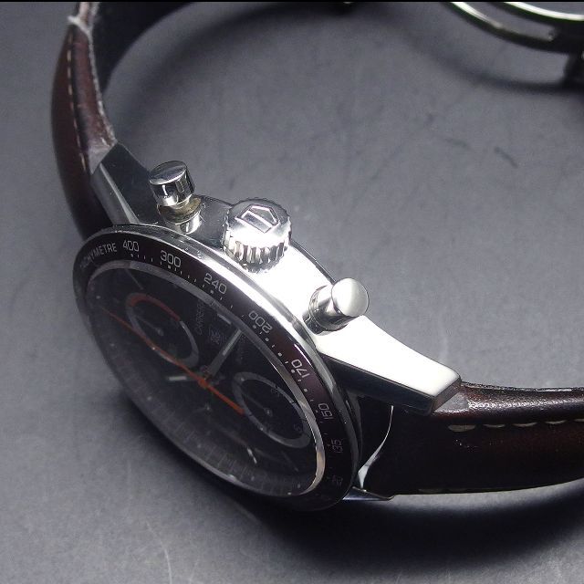TAG Heuer(タグホイヤー)の国内正規品 タグホイヤー カレラ カレラ キャリバー16 クロノグラフ CV20 メンズの時計(腕時計(アナログ))の商品写真