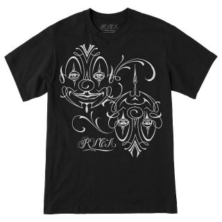 ルーカ(RVCA)のMr CARTOON RVCA BALANCE CLOWNS TEE BLACK(Tシャツ/カットソー(半袖/袖なし))