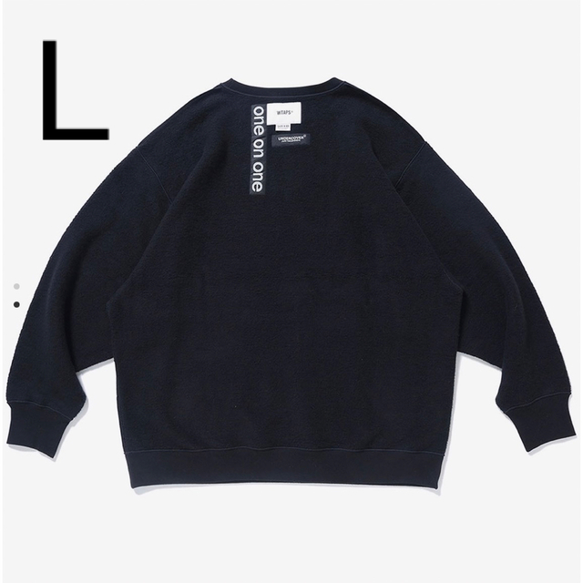 スウェットL WTAPS × UNDERCOVER CREW NECK 03 BLACK