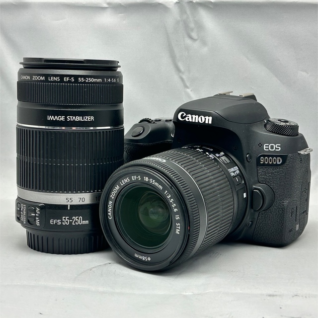送料無料(一部地域を除く)】 Canon EOS 9000D ダブルズームレンズ