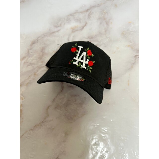 Newera 9forty ロサンゼルスドジャース ローズ刺繍 メ
