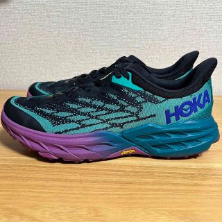 ホカオネオネ(HOKA ONE ONE)の【美品】HOKA SPEEDGOAT5(シューズ)