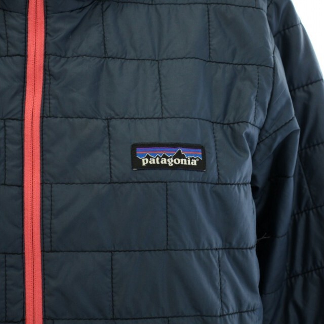 patagonia(パタゴニア)のパタゴニア キルティングアノラックパーカー 長袖 ハーフジップアップ S 紺 レディースのトップス(パーカー)の商品写真