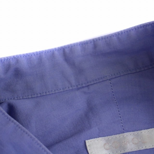 COMOLI(コモリ)のコモリ COMOLI バンドカラーシャツ 長袖 日本製 0 XS 青 メンズのトップス(シャツ)の商品写真